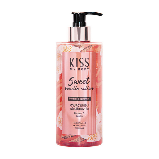 Kiss My Body เจลอาบน้ำ Perfume Shower Gel Sweet Vanilla Cotton 380 มล. Kiss My Body เจลอาบน้ำ Perfume Shower Gel Sweet Vanilla Cotton 380 มล.