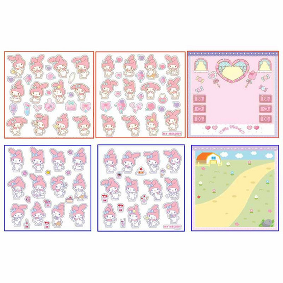 Wanna สติ๊กเกอร์แม่เหล็ก My Melody คละแบบ (แพ็ก 2 ชิ้น) Wanna สติ๊กเกอร์แม่เหล็ก My Melody คละแบบ (แพ็ก 2 ชิ้น)