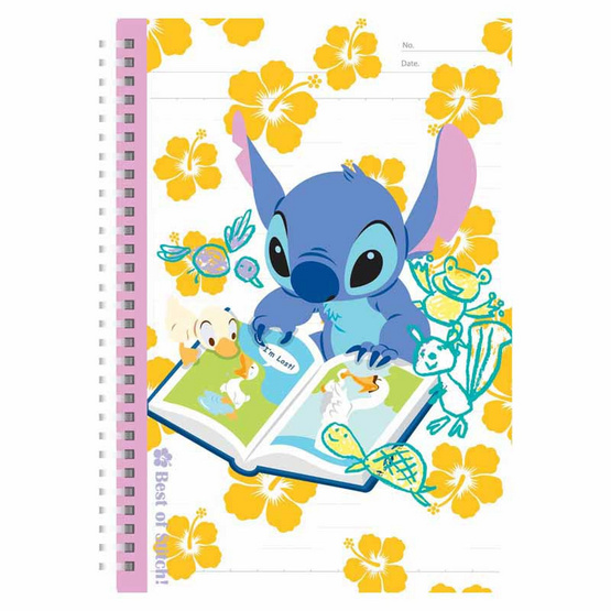 CODE:D สมุดสันห่วงนิ่ม A5 Stitch คละลาย (แพ็ก 4 เล่ม) CODE:D สมุดสันห่วงนิ่ม A5 Stitch คละลาย (แพ็ก 4 เล่ม)