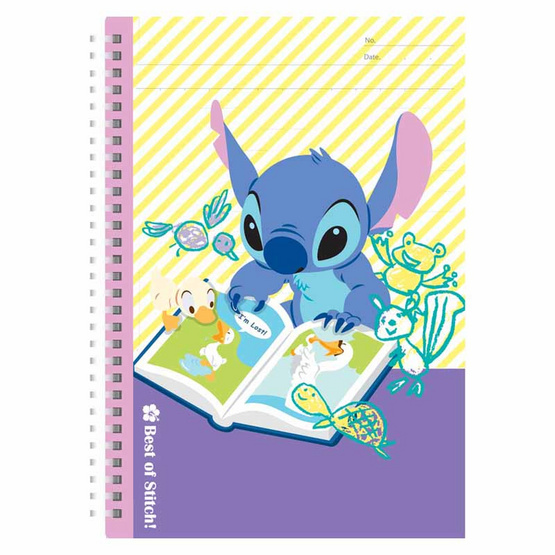 CODE:D สมุดสันห่วงนิ่ม A5 Stitch คละลาย (แพ็ก 4 เล่ม) CODE:D สมุดสันห่วงนิ่ม A5 Stitch คละลาย (แพ็ก 4 เล่ม)