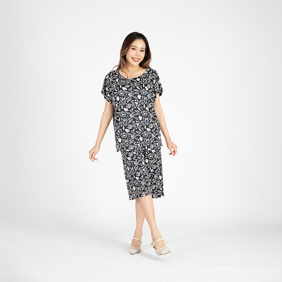 Sabina เซ็ทชุดลำลอง รุ่น Lounge Wear รหัส NVJ24008 Sabina เซ็ทชุดลำลอง รุ่น Lounge Wear รหัส NVJ24008