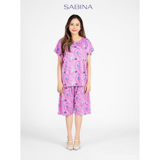 Sabina เซ็ทชุดลำลอง รุ่น Lounge Wear รหัส NVJ24008 Sabina เซ็ทชุดลำลอง รุ่น Lounge Wear รหัส NVJ24008