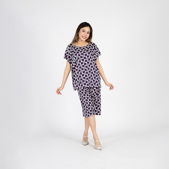 Sabina เซ็ทชุดลำลอง รุ่น Lounge Wear รหัส NVJ24008 Sabina เซ็ทชุดลำลอง รุ่น Lounge Wear รหัส NVJ24008