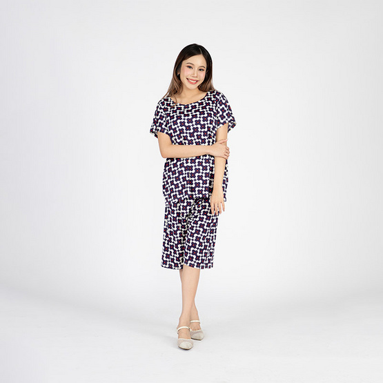 Sabina เซ็ทชุดลำลอง รุ่น Lounge Wear รหัส NVJ24008 Sabina เซ็ทชุดลำลอง รุ่น Lounge Wear รหัส NVJ24008
