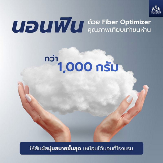 SOLOMON หมอนหนุนโรงเเรม 6 ดาว เกรดพรีเมี่ยม SOLOMON หมอนหนุนโรงเเรม 6 ดาว เกรดพรีเมี่ยม