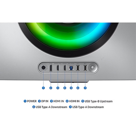 Samsung จอคอมพิวเตอร์เกม 34 นิ้ว Odyssey OLED G8 G85SD UWQHD 175Hz