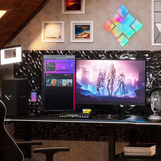 HP จอคอมพิวเตอร์เกม 23.8 นิ้ว OMEN 24 FHD 165Hz
