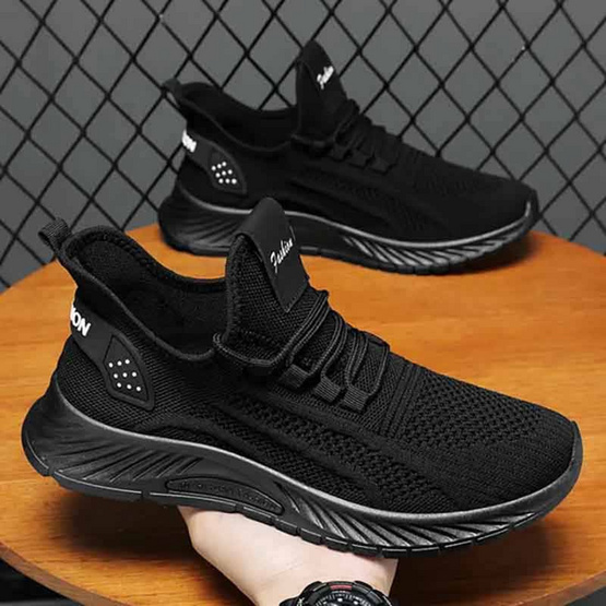 DAZZLING รองเท้าผ้าใบชาย fly woven shoes DZ-B2906 DAZZLING รองเท้าผ้าใบชาย fly woven shoes DZ-B2906
