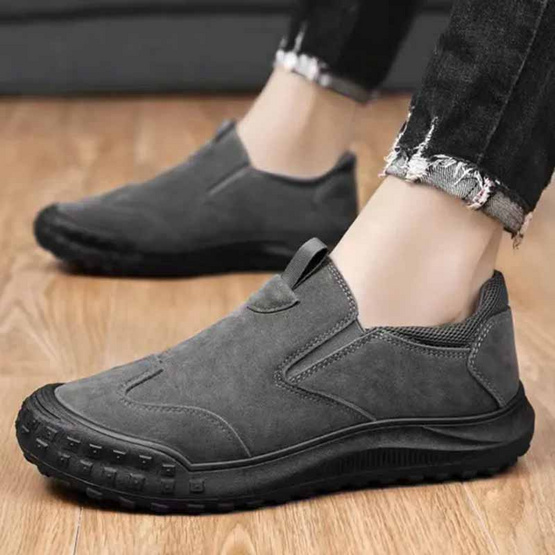 DAZZLING รองเท้าผ้าใบชาย Suede Slip DZ-335 DAZZLING รองเท้าผ้าใบชาย Suede Slip DZ-335