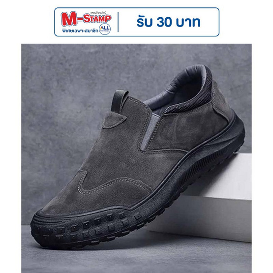 DAZZLING รองเท้าผ้าใบชาย Suede Slip DZ-335 DAZZLING รองเท้าผ้าใบชาย Suede Slip DZ-335