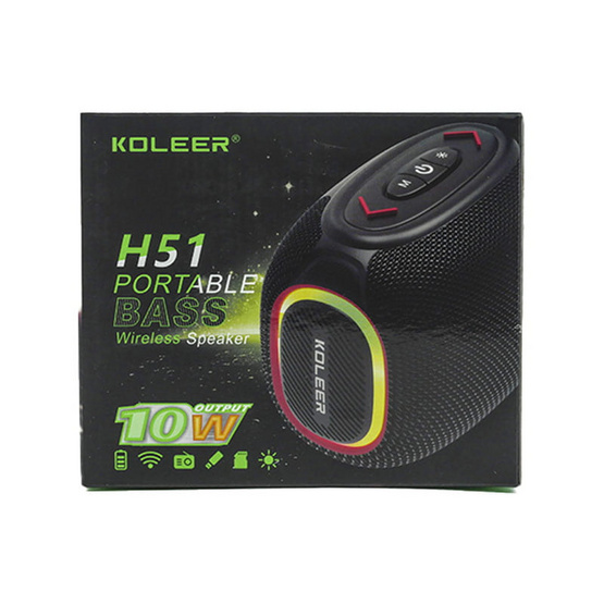 KOLEER ลำโพงบลูทูธ H51 KOLEER ลำโพงบลูทูธ H51