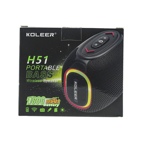 KOLEER ลำโพงบลูทูธ H51 KOLEER ลำโพงบลูทูธ H51