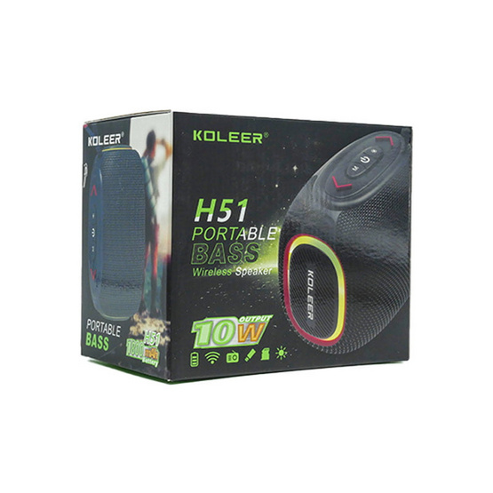 KOLEER ลำโพงบลูทูธ H51 KOLEER ลำโพงบลูทูธ H51