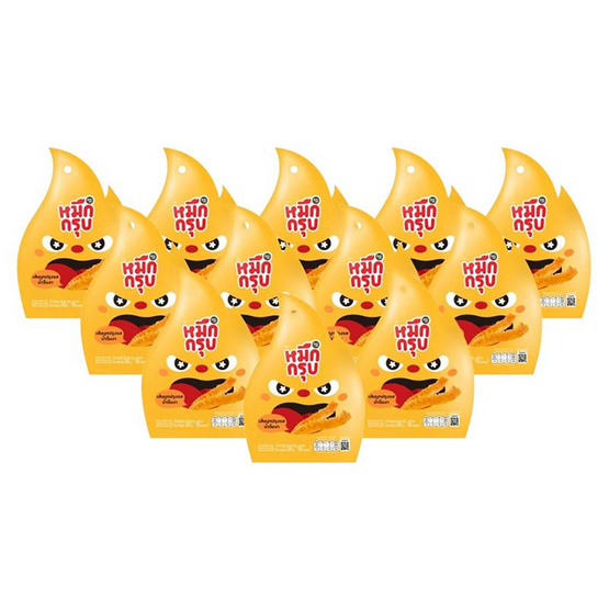 หมึกกรุบ เส้นบุกปรุงรสน้ำจิ้มงา 50 กรัม (แพ็ก 12 ชิ้น) หมึกกรุบ เส้นบุกปรุงรสน้ำจิ้มงา 50 กรัม (แพ็ก 12 ชิ้น)