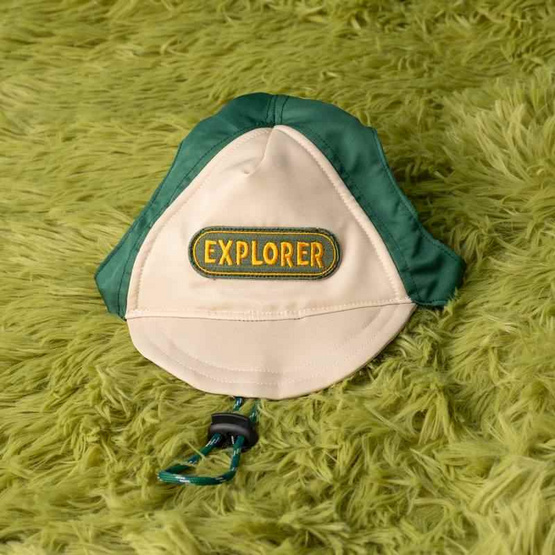Clawset หมวกสัตว์เลี้ยง Explorer สีเขียว Clawset หมวกสัตว์เลี้ยง Explorer สีเขียว