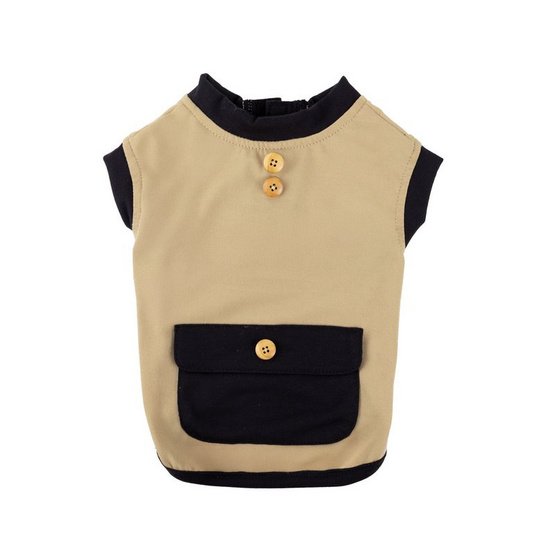 Clawset เสื้อกล้ามสัตว์เลี้ยง ชุดรักษ์โลก เบจ