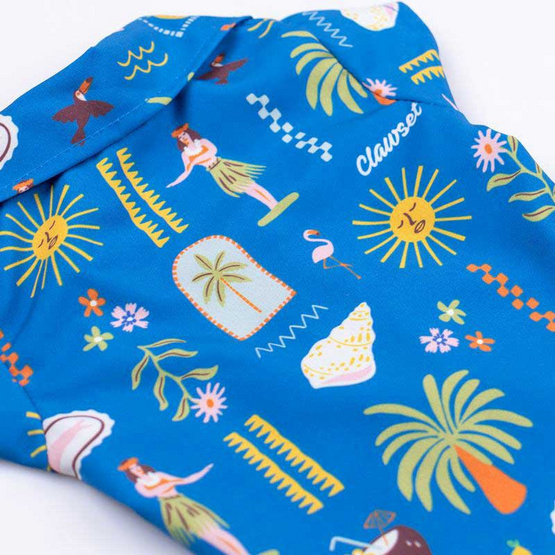 Clawset เสื้อเชิ้ตสัตว์เลี้ยง Harbour ฟ้า