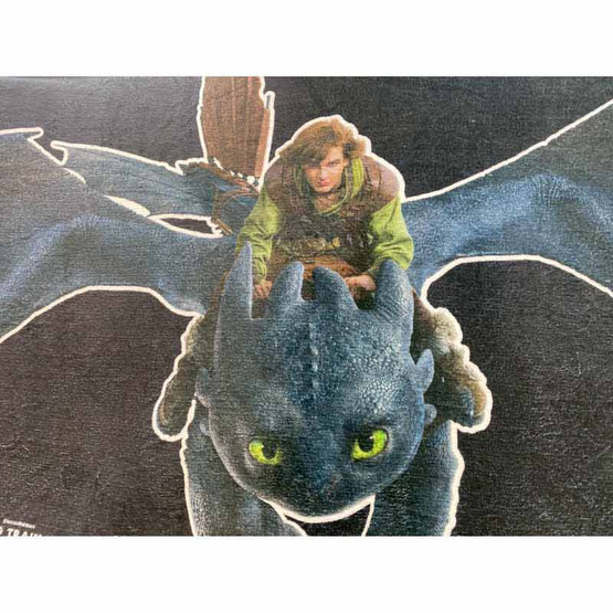 ผ้าห่มเขี้ยวกุด DRAGON สีดำ ผ้าห่มเขี้ยวกุด DRAGON สีดำ