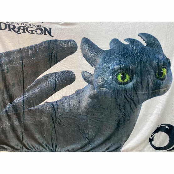ผ้าห่มเขี้ยวกุด DRAGON สีขาว ผ้าห่มเขี้ยวกุด DRAGON สีขาว