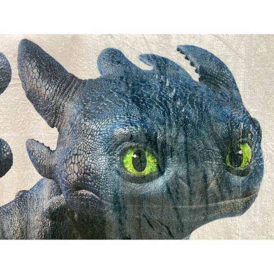 ผ้าห่มเขี้ยวกุด DRAGON สีขาว ผ้าห่มเขี้ยวกุด DRAGON สีขาว
