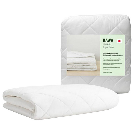 Kawa ผ้ารองกันเปื้อน สีขาว รุ่น Sea ยางรัดมุม 4 ด้าน Kawa ผ้ารองกันเปื้อน สีขาว รุ่น Sea ยางรัดมุม 4 ด้าน