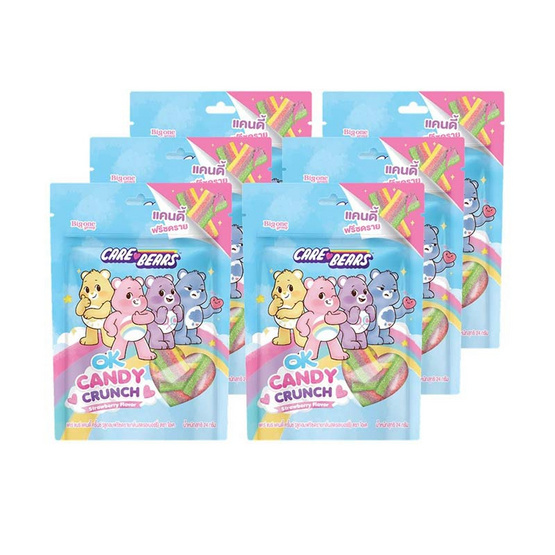 โอเค ลูกอมฟรีซดรายแคร์แบร์แคนดี้ครั้นช์ 24 กรัม (กล่อง 6 ชิ้น) โอเค ลูกอมฟรีซดรายแคร์แบร์แคนดี้ครั้นช์ 24 กรัม (กล่อง 6 ชิ้น)
