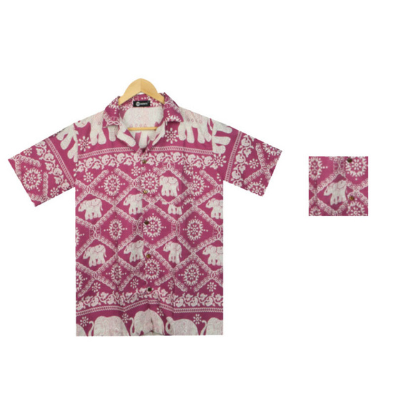 THE ROOM'S - เดอะรูม เสื้อช้าง ลายโซ่ สีชมพู THE ROOM'S - เดอะรูม เสื้อช้าง ลายโซ่ สีชมพู