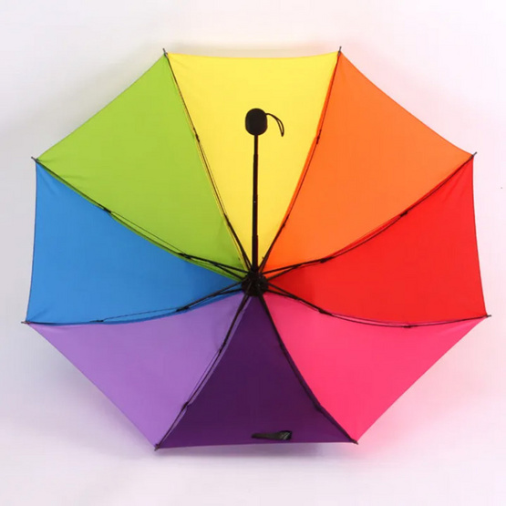 Umbrella ร่มพับ กันฝน กันแสงแดด ร่มสีรุ้ง S501 Umbrella ร่มพับ กันฝน กันแสงแดด ร่มสีรุ้ง S501