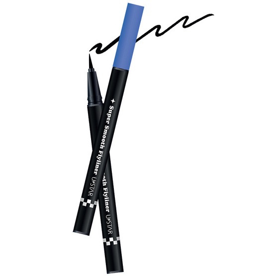 Ustar อายไลเนอร์ Super Smooth Fly Liner #Deep Black 0.7 กรัม Ustar อายไลเนอร์ Super Smooth Fly Liner #Deep Black 0.7 กรัม