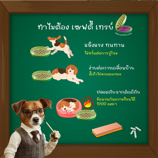 บักซ์อเวย์ ยาจุดกันยุงสำหรับสัตว์เลี้ยง 56 ขด พร้อมถาดนิรภัย