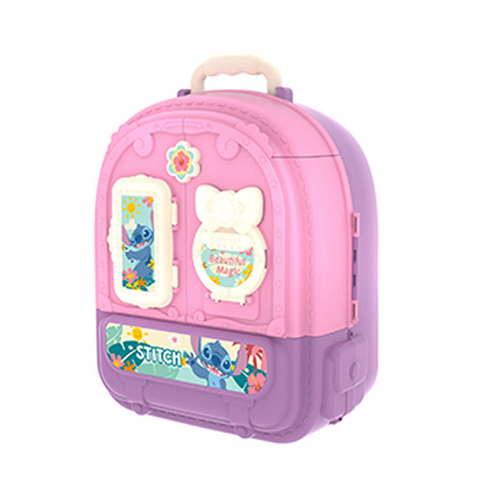 BB TOY Stitch ชุดแต่งหน้าของเล่น 3in1 Bedroom Makeup bagpack BB TOY Stitch ชุดแต่งหน้าของเล่น 3in1 Bedroom Makeup bagpack