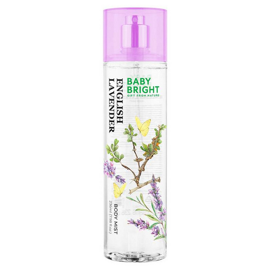 Baby Bright สเปรย์น้ำหอมEnglish Lavender Body Mist 236 มล. Baby Bright สเปรย์น้ำหอมEnglish Lavender Body Mist 236 มล.