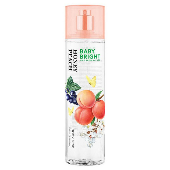 Baby Bright สเปรย์น้ำหอมHoney Peach Body Mist 236 มล. Baby Bright สเปรย์น้ำหอมHoney Peach Body Mist 236 มล.