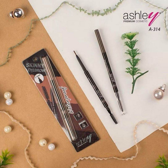 Ashley ดินสอเขียนคิ้ว Skinny Eyebrow Pencil 0.1 กรัม No.01 Light Brown Ashley ดินสอเขียนคิ้ว Skinny Eyebrow Pencil 0.1 กรัม No.01 Light Brown