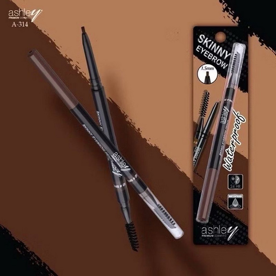 Ashley ดินสอเขียนคิ้ว Skinny Eyebrow Pencil 0.1 กรัม No.01 Light Brown Ashley ดินสอเขียนคิ้ว Skinny Eyebrow Pencil 0.1 กรัม No.01 Light Brown