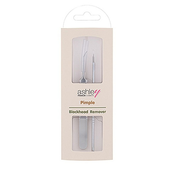 Ashley ชุดอุปกรณ์สำหรับกดสิว Pimple Blackhead Remover Set (2 ชิ้น/ชุด) Ashley ชุดอุปกรณ์สำหรับกดสิว Pimple Blackhead Remover Set (2 ชิ้น/ชุด)