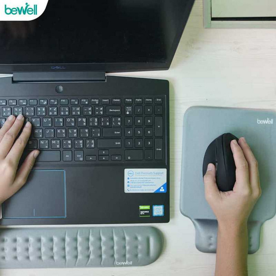 Bewell แขนจับจอมอนิเตอร์ แบบคู่ รุ่น EA07