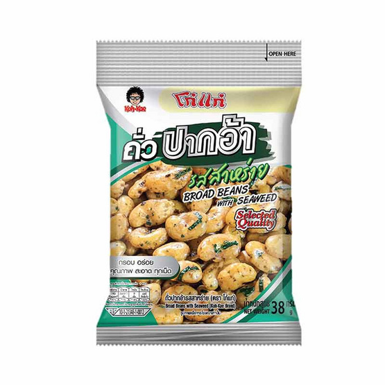 โก๋แก่ ถั่วปากอ้ารสสาหร่าย 38 กรัม (แพ็ก 6 ชิ้น) โก๋แก่ ถั่วปากอ้ารสสาหร่าย 38 กรัม (แพ็ก 6 ชิ้น)