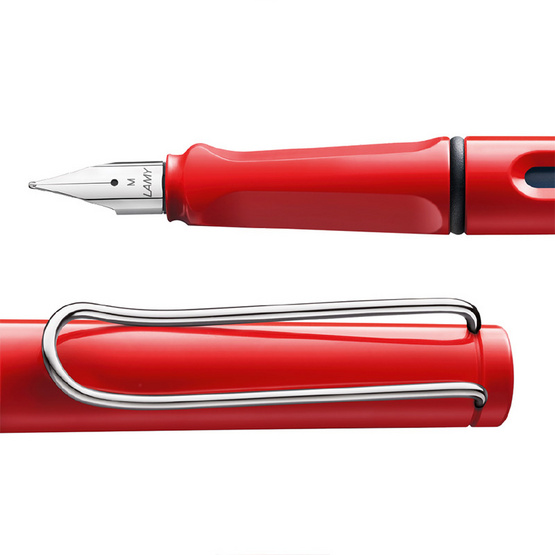 LAMY ปากกาหมึกซึม SAFARI 0.7 มม. ด้ามสี RED LAMY ปากกาหมึกซึม SAFARI 0.7 มม. ด้ามสี RED