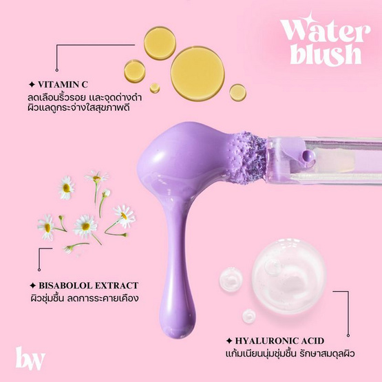 beWiLD บลัชออน Dewy Liquid Water Blush 3 กรัม