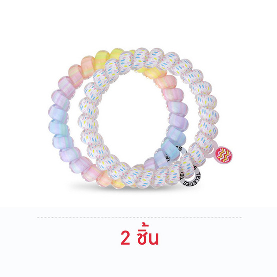 TELETIES ยางรัดผม Pastel Bliss (2 ชิ้น)