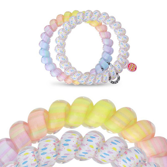 TELETIES ยางรัดผม Pastel Bliss (2 ชิ้น)