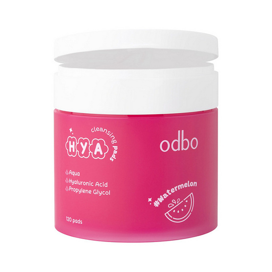 ODBO คลีนซิ่งแพดส์ Hya Cleansing Pads กลิ่นแตงโม 120 แผ่น ODBO คลีนซิ่งแพดส์ Hya Cleansing Pads กลิ่นแตงโม 120 แผ่น