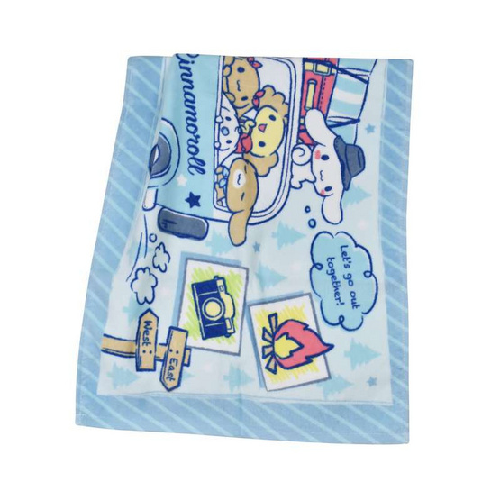 Chilli ผ้าขนหนูลิขสิทธิ์ Cinnamoroll Car Chilli ผ้าขนหนูลิขสิทธิ์ Cinnamoroll Car
