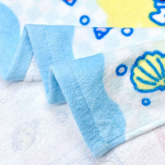 Chilli ผ้าขนหนูลิขสิทธิ์ Cinnamoroll ลายชายหาด Chilli ผ้าขนหนูลิขสิทธิ์ Cinnamoroll ลายชายหาด