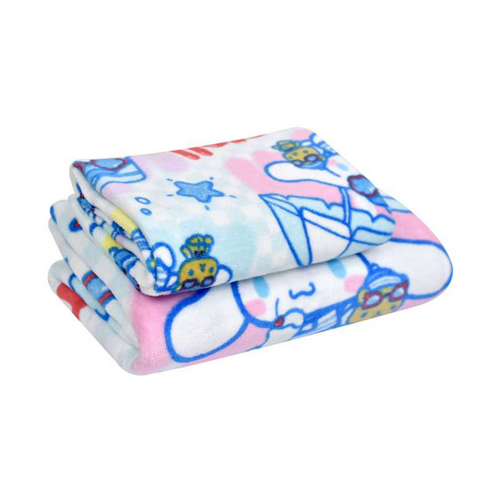 Chilli ผ้าขนหนูลิขสิทธิ์ Cinnamoroll ลายชายหาด Chilli ผ้าขนหนูลิขสิทธิ์ Cinnamoroll ลายชายหาด
