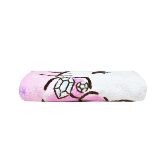 Chilli ผ้าขนหนูลิขสิทธิ์ Kitty ลายหน้าแดง Chilli ผ้าขนหนูลิขสิทธิ์ Kitty ลายหน้าแดง