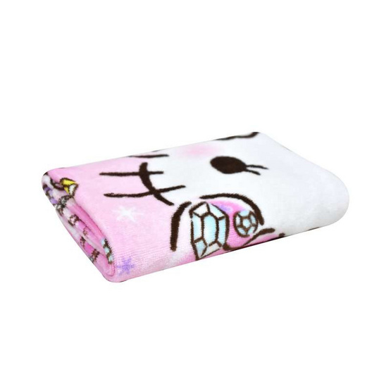 Chilli ผ้าขนหนูลิขสิทธิ์ Kitty ลายหน้าแดง Chilli ผ้าขนหนูลิขสิทธิ์ Kitty ลายหน้าแดง
