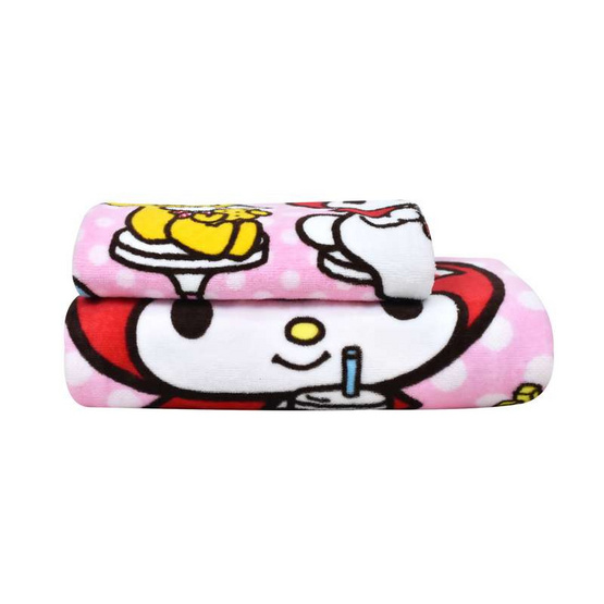Chilli ผ้าขนหนูลิขสิทธิ์ My Melody ลายคาเฟ่ Chilli ผ้าขนหนูลิขสิทธิ์ My Melody ลายคาเฟ่