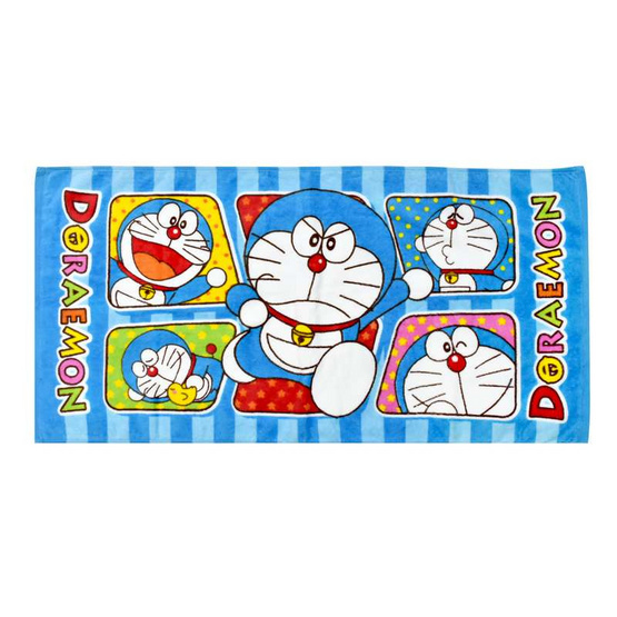 Chilli ผ้าขนหนูลิขสิทธิ์ Doraemon ลายพร้อมลุย Chilli ผ้าขนหนูลิขสิทธิ์ Doraemon ลายพร้อมลุย